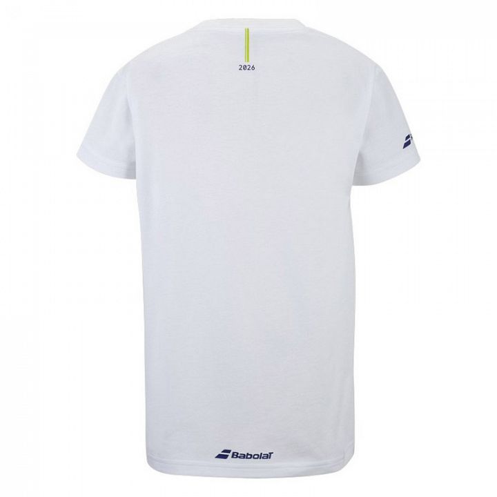 Babolat Exercise Cotton Tee Boy White